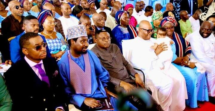 Governor Otu, Akpabio, Odey, others attends Senator Ekpenyong’s Thanksgiving Service and Child Dedication in Calabar