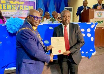 CHARTERED INSTITUTE OF ADMINISTRATION INDUCTS CROSS RIVER FORESTRY COMMISSION’S CHAIRMAN/CEO, RT. HON. O’BEN-ETCHI, OTHERS AS FELLOWS.