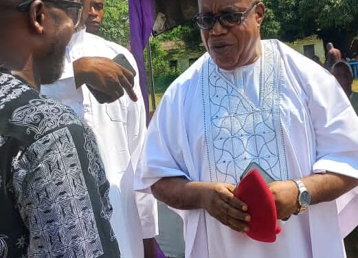 Prof. Ivara Esu Attends Funeral/Thanksgiving Service of Late Bishop Sam Inyang