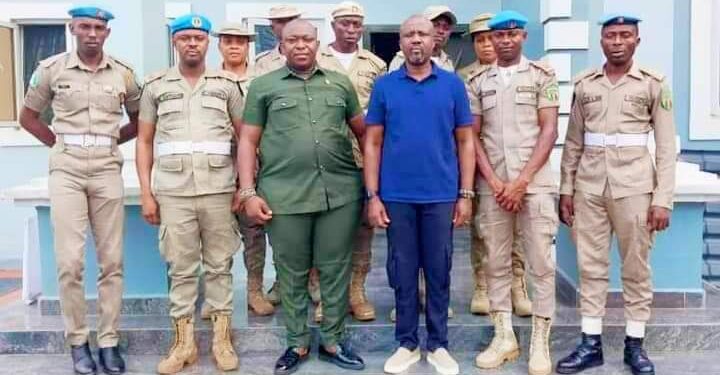 C’River Peace Corps Commandant Visits Forestry Commission Chairman.