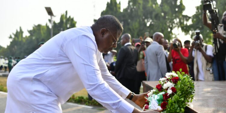 Gov. Otu Extols Fallen Heroes’ Patriotic Contributions To Nigeria’s Sovereignty