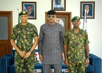 C’River Deputy Governor Welcomes New Brigade Commander Of The 13 Brigade Nigerian Army Headquarters, Calabar.