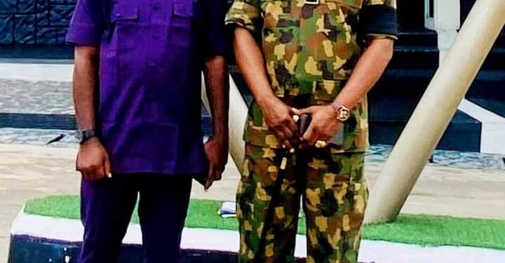 Strengthening Security Ties: Governor Otu Commends NNS Victory Commander’s Commitment to Security of the State