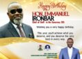 Ankpo Pius Celebrates Chief Of Staff, Hon Emmanuel Ironbar, On Birthday