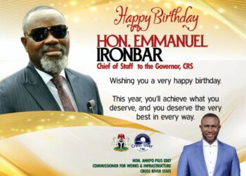 Ankpo Pius Celebrates Chief Of Staff, Hon Emmanuel Ironbar, On Birthday