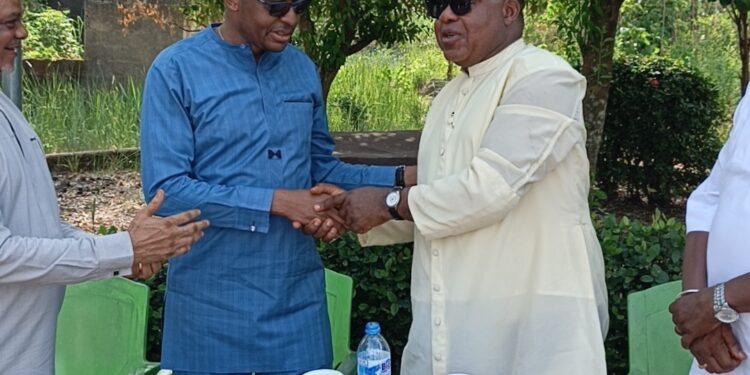 Birthday: Rt. Hon. Odey celebrates Rev. Father Abue