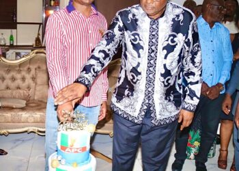 Governor Otu attends the 50th birthday party of his deputy, Rt Hon. Peter 𝘖𝘥𝘦𝘺