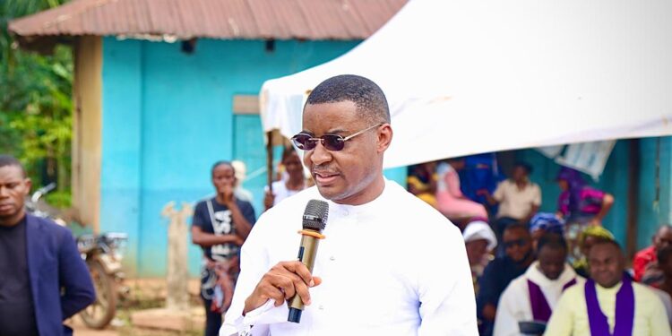 Governor Otu Attends Funeral Mass of Sylvester Egbede In Ogoja