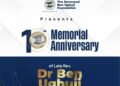 Rev. Ben Ugbuji Foundation to Celebrate 10th Anniversary with Two-Day Event