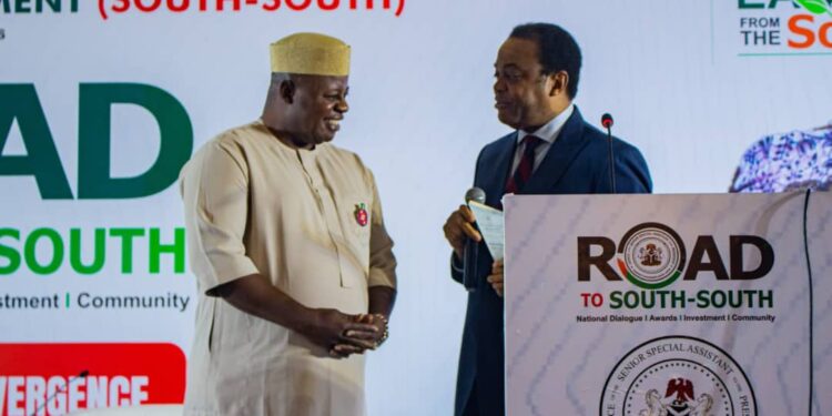 Tinubu Honours Eba With Political Leadership Excellence Award