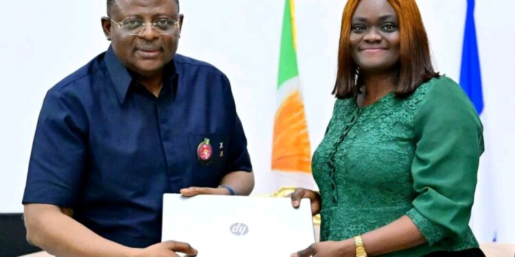 Impact Project Cross River State MoH/PHCDA: Stakeholders Engagement Meeting And Presentation Of Laptops For Digitalization Of Health Sector In Cross River State.