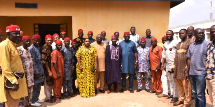 Obudu Council Chairman Undiandeye meets Paramount Ruler and Members of Obudu Traditional Rulers Council