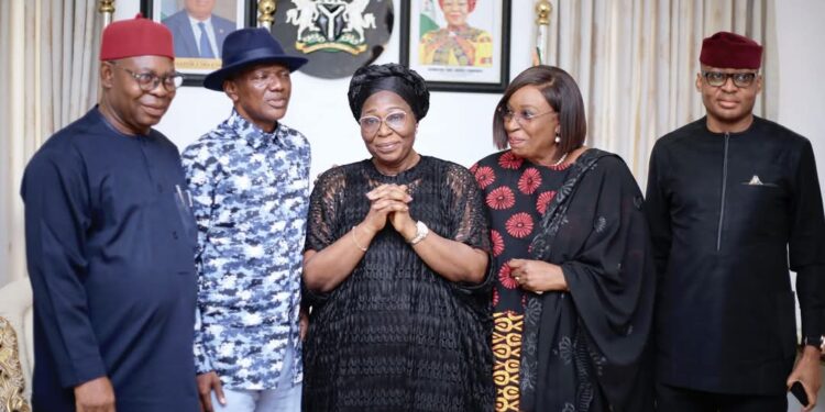 Odey, Other Deputy Governors Visit Akwa Ibom Deputy Governor Over Daughter’s Death