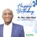 CCPSD Celebrates Rt. Hon. John Gaul Lebo on His Birthday