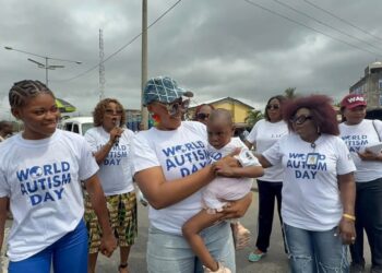 Office Of The Wife Of The Governor Of CRS In Collaboration With Ministry Of Humanitarian Affairs CRS And Other Actors Celebrates / Raise Awareness Through Street Walk On World Autism Day In Calabar.