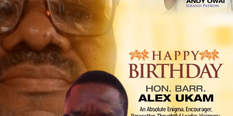 Biase Rescue Movement Celebrates Rt. Hon. Alex Ukam on His Birthday