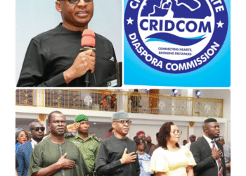 Governor Otu Unveils CRIDCOM and Its Logo, Calls for Diaspora Collaboration