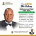Honourable Minister of State for Industry, Senator John Owan Enoh, Felicitates APC Chairman, Barr. Alphonsus Ogar Eba, Esq., on His Birthday