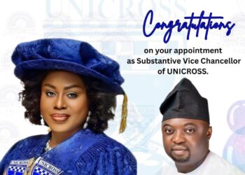 Obudu Council Helmsman Congratulates Prof. Bassey on Appointment as UNICROSS VC, Commends Governor Otu