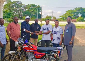 Obudu Council Chairman Empowers Youth With New Motorcycle To Promote Self-reliance