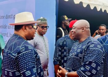 Obudu Council Chairman, and his Vice Joins Governor Otu, Dignitaries at Burial of Late Prof. Ibiang Oden Ewa in Ugep