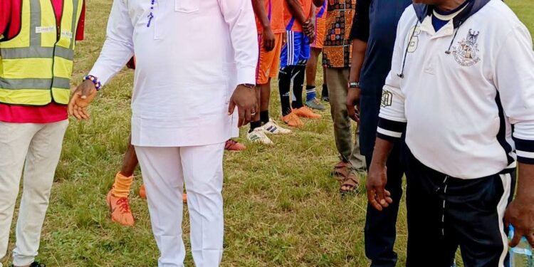 Obudu Council Chairman’s Aide Organizes Football Competition, Distributes Food Items to Women