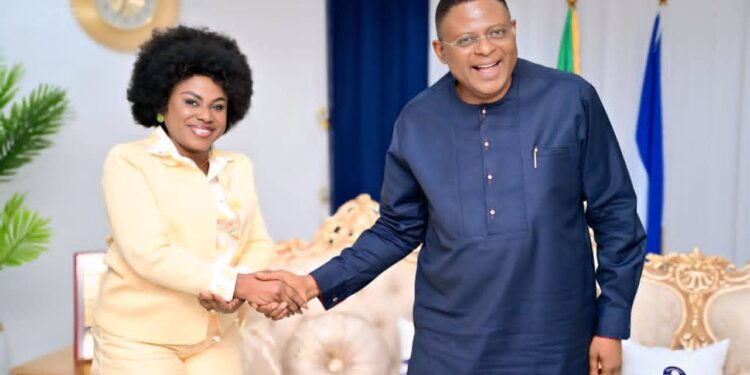 UNICROSS VC Presents National Award-Winning Innovations to Governor Otu