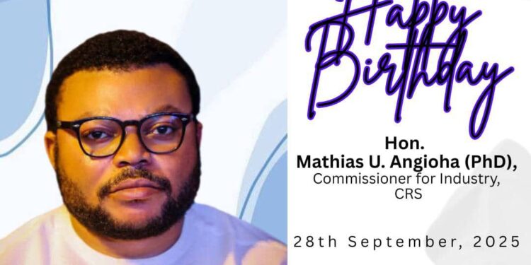 Obudu Council Chairman Peter Undiandeye Felicitates Commissioner for Industries, Mathias Angioha, on His Birthday