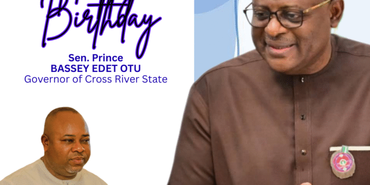 Special Adviser on Power, Engr. Emmanuel Eneji Nkpeh, Felicitates Governor Bassey Otu on His 66th Birthday Anniversary