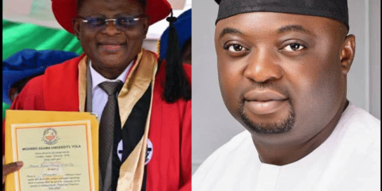 Obudu Council Chairman Congratulates Gov. Otu on Honorary Doctorate Award