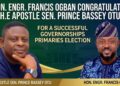 C’River: Lawmaker Congratulates Governor Otu on APC Governorship Primary Victory