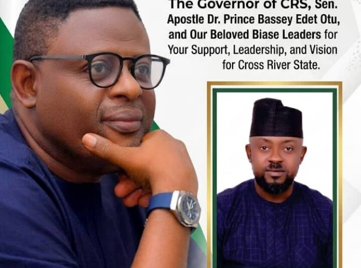 Consensus Emergence: Francis Ogban Thanks Governor Otu, APC Stakeholders, Party faithfuls in Biase