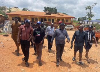 Undiandeye Visits Fire Scene, Assures Government Support for Victims of Fire, Flood and Windstorm Disasters