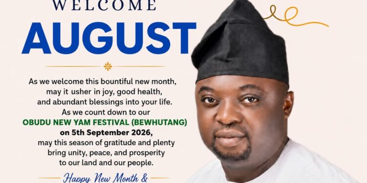 Obudu Council Chairman Welcomes Residents To August, Rallies Support For 2026 New Yam Festival