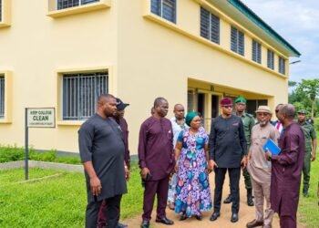 Gov. Otu Inspects NYSC Temporary Orientation Camp in Akamkpa