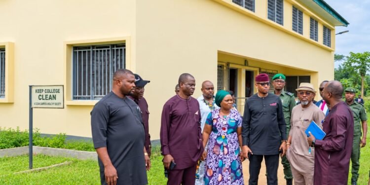 Gov. Otu Inspects NYSC Temporary Orientation Camp in Akamkpa
