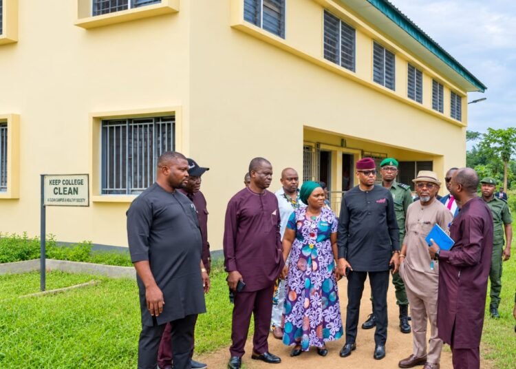 Gov. Otu Inspects NYSC Temporary Orientation Camp in Akamkpa